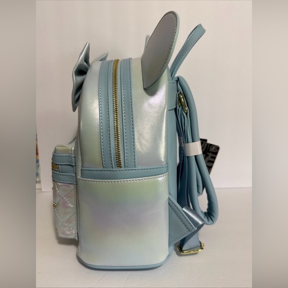 Disney Loungefly The Minnie Mouse Classic Series Mini Backpack - Iridescent Sky - Picture 2 of 7